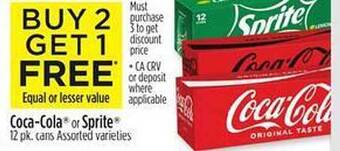 Dollar General Coca-cola or sprite offer