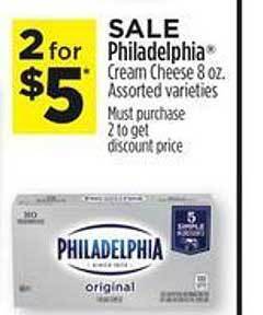Dollar General Philadelphia cream cheese offer