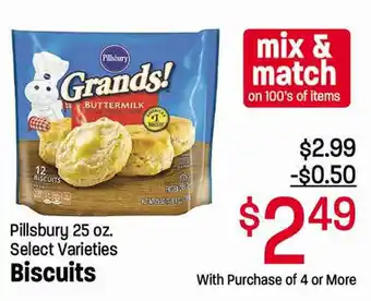 Biscuits Pillsbury 25 oz.