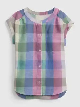 Gap Kids Kids plaid button-front top offer
