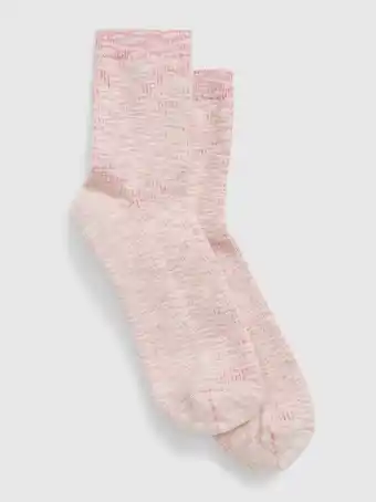 Gap Slub cotton crew socks offer