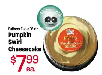 Pumpkin Swirl Cheesecake