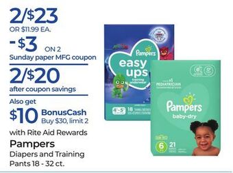 Rite Aid Pampers offer