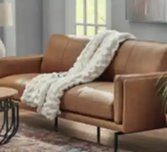 Sam's Club Modern leather sofa offer