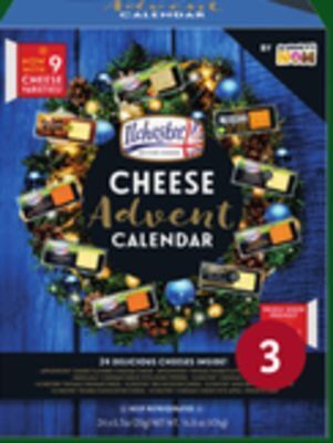 Lidl Ilchester® cheese advent calendar offer