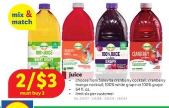 Lidl Juice offer