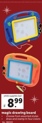 Lidl Magic drawing board offer