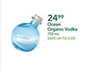 Publix Ocean organic vodka offer