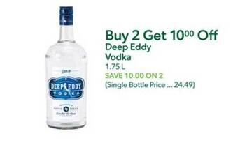 Publix Deep eddy vodka offer