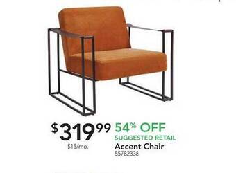 Nebraska Furniture Mart Accent chair offer
