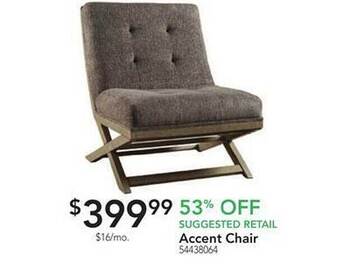 Nebraska Furniture Mart Accent chair offer