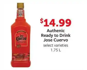 Fareway Authentic Ready To Drink Jose Cuervo offer