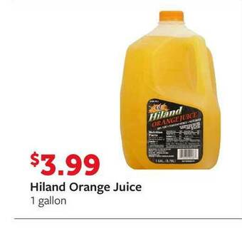 Fareway Hiland Orange Juice offer