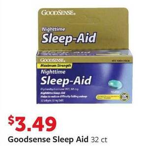 Fareway Goodsense Sleep Aid offer
