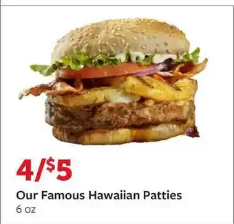 Fareway Our Famous Hawaiian Patties offer