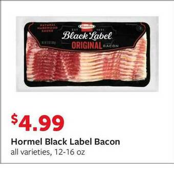 Fareway Hormel Black Label Bacon offer