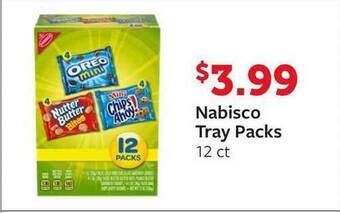 Fareway Nabisco Tray Packs offer
