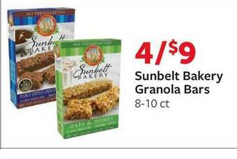 Fareway Sunbelt Bakery Granola Bars offer