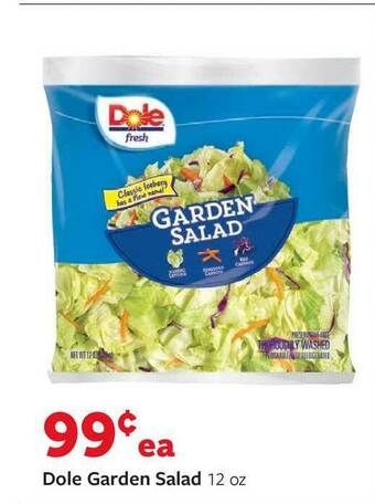 Fareway Dole Garden Salad offer