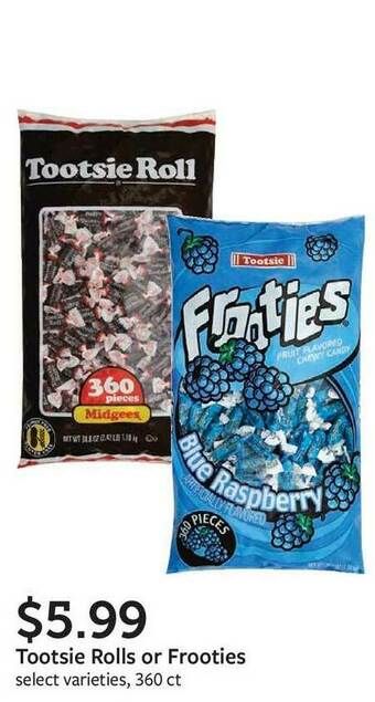 Fareway Tootsie Rolls Or Frooties offer