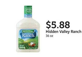 Fareway Hidden Valley Ranch offer