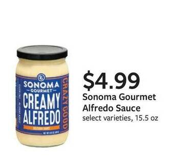 Fareway Sonoma Gourmet Alfredo Sauce offer
