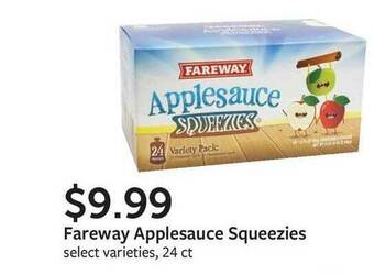 Fareway Fareway Applesauce Squeezies offer