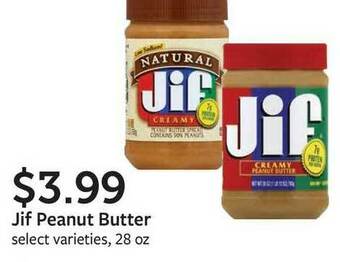 Fareway Jif Peanut Butter offer
