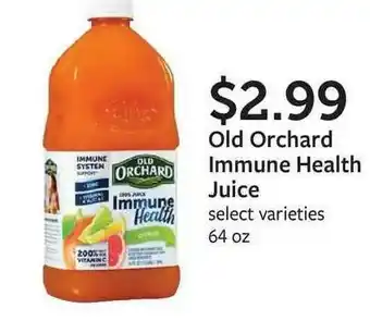 Fareway Old Orchard Immune Health offer