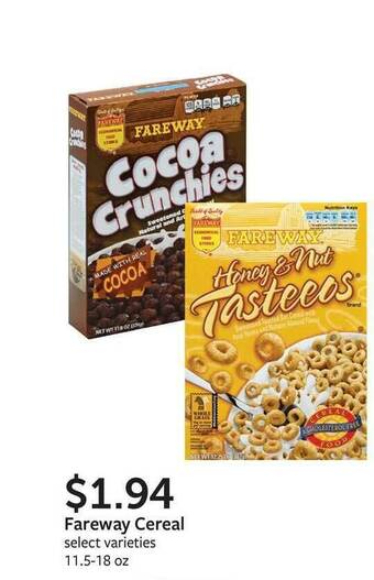 Fareway Fareway Cereal offer