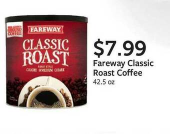 Fareway Fareway Classic Roast Coffee offer