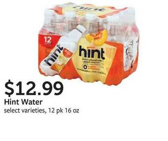 Fareway Hint Water offer