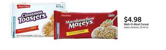 Fareway Malt-o-meal Cereal offer