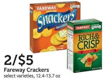 Fareway Fareway Crackers offer