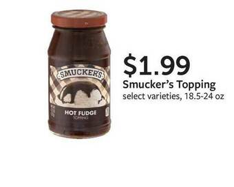 Fareway Smucker's Topping offer