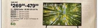 Costco Lg - uq8000 series - 4k uhd led lcd tvs offer