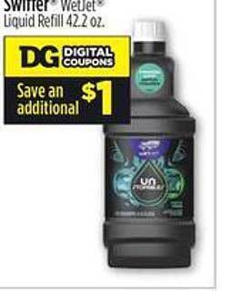 Dollar General Swiffer wetjet liquid refill offer