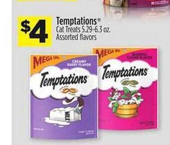 Dollar General Temptations cat treats offer