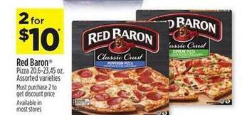 Dollar General Red baron pizza offer