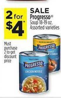Dollar General Progresso soup offer