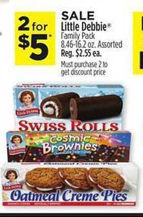 Dollar General Little debbie family pack offer