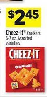 Dollar General Cheez-it crackers offer