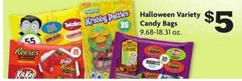 Family Dollar Halloween variety candy bags offer