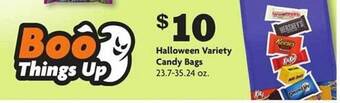 Family Dollar Halloween variety candy bags offer