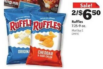 Family Dollar Ruffles offer