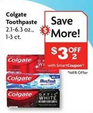 Family Dollar Colgate toothpaste offer