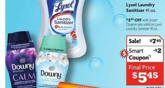 Family Dollar Lysol laundry sanitizer offer