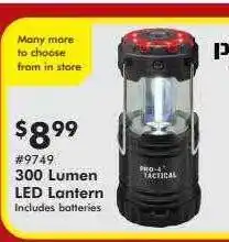 Valu Home Centers 300 lumen led latern offer