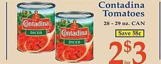 Market Basket Contadina tomatoes offer