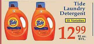 Market Basket Tide laundry detergent offer